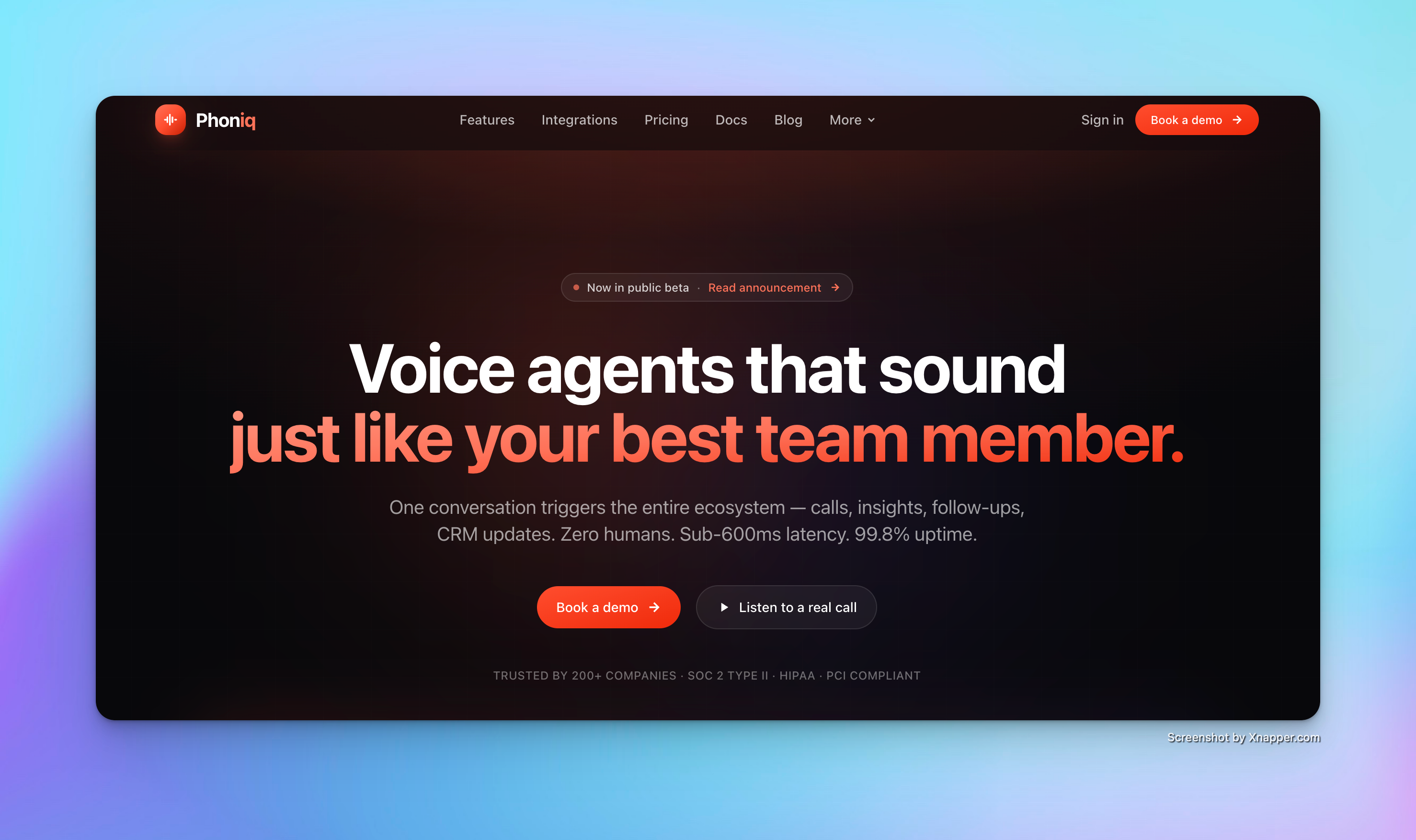 AI Voice Agents — Phoniq